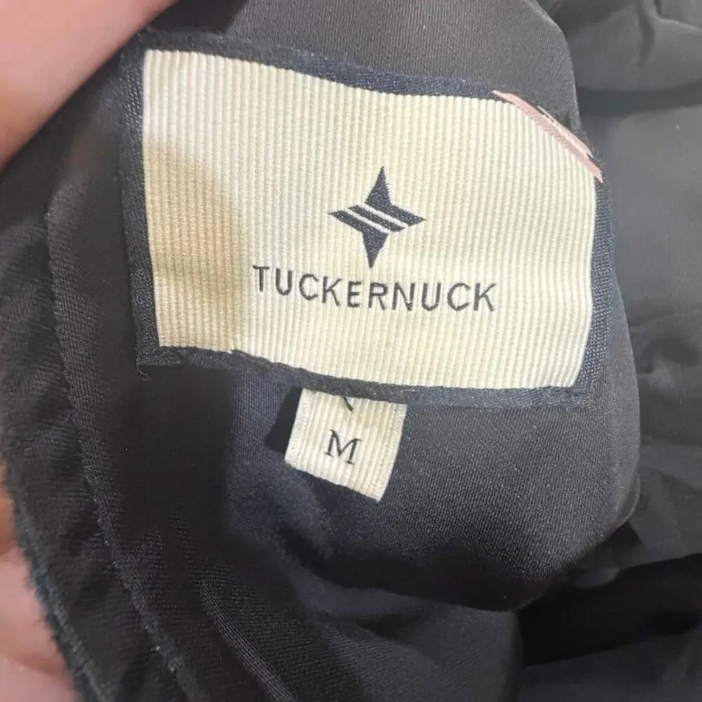 Tuckernuck Blackwatch Plaid Faye Blouse Plaid Wool Ruffle Bow Back Preppy SZ M - Picture 5 of 16